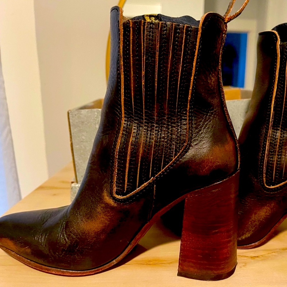 Freebird Janelle booties. Worn 2x's